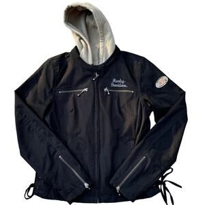 NWOT - Harley-Davidson Canvas Jacket w/ Removable hooded cotton vest, SMALL